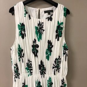 Banana Republic Crinkle Floral Print Maxi Dress